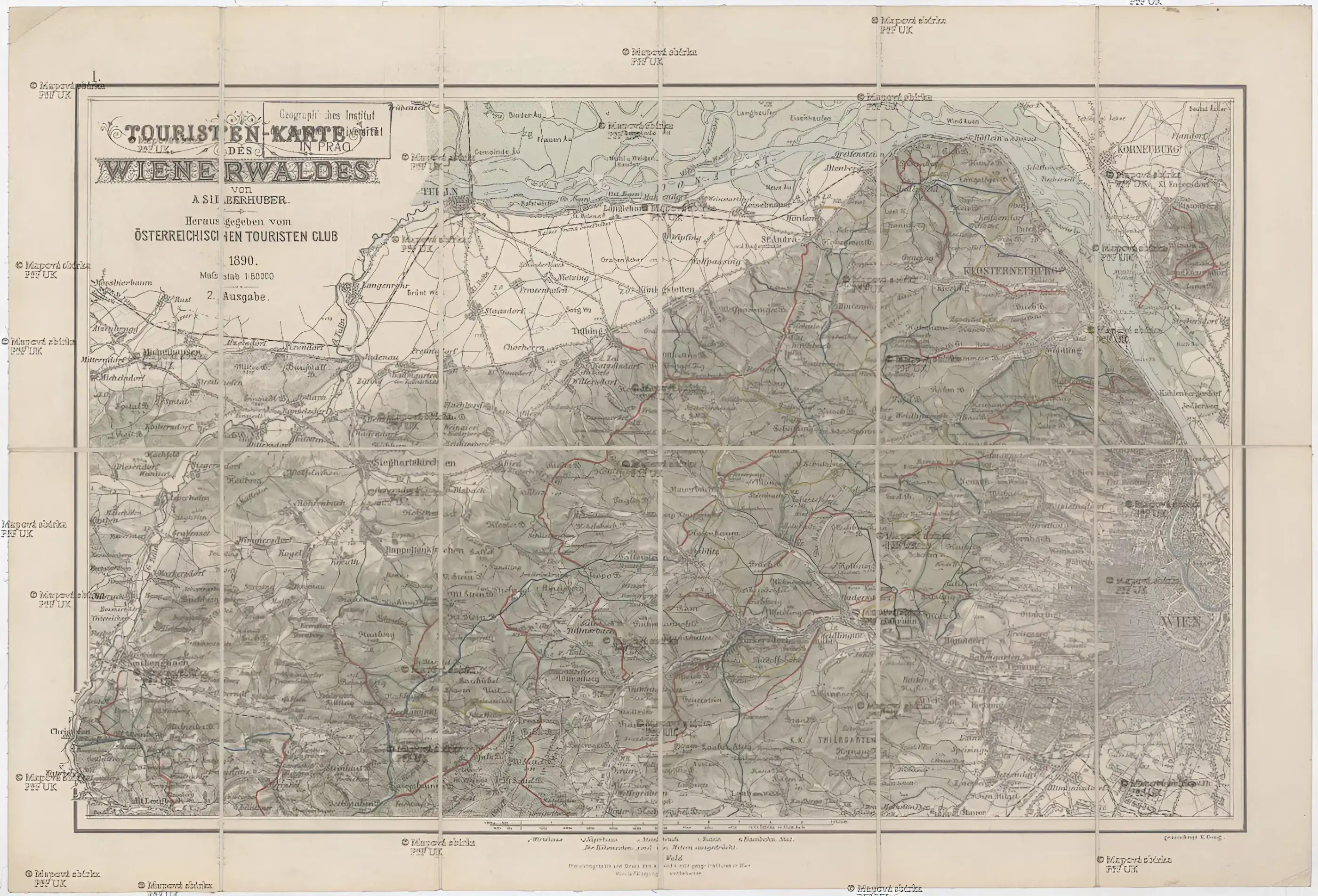 Karte Klosterneuburg